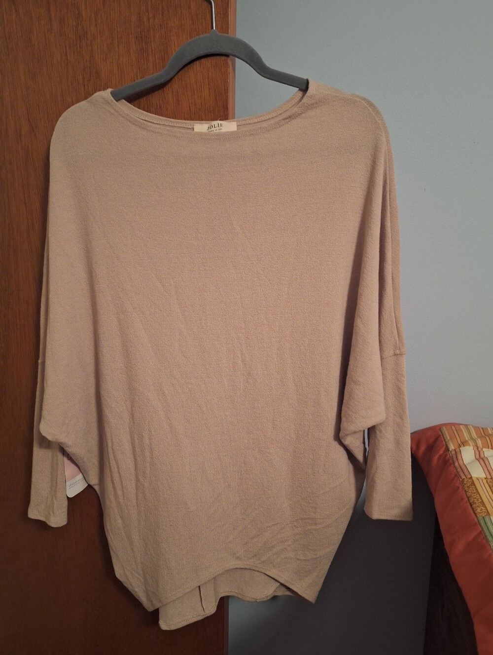 Jolie NWT Relaxed Dolman Sleeve Top in Taupe Women's Size M